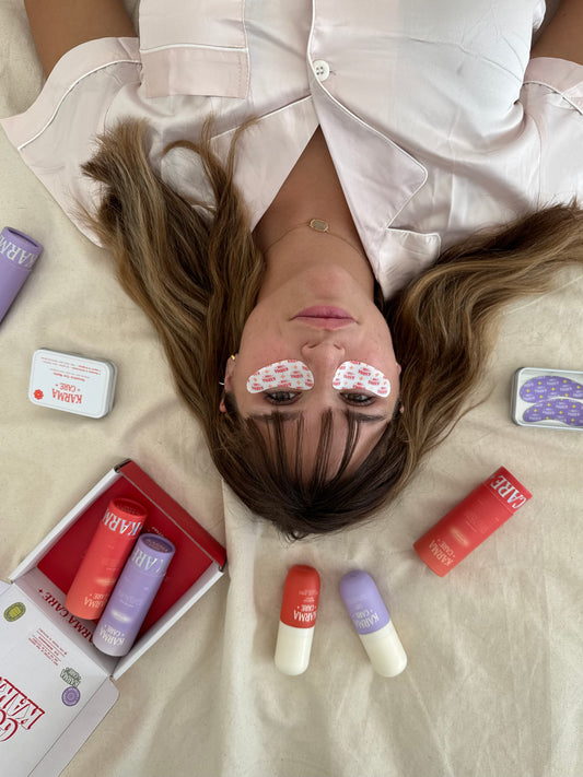 Hydrating under-eye silicone patches by Karma Care – reusable skincare product